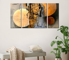 Wallity MXC10 Set de 3 Pinturas Decorativas en Lienzo Multicolor